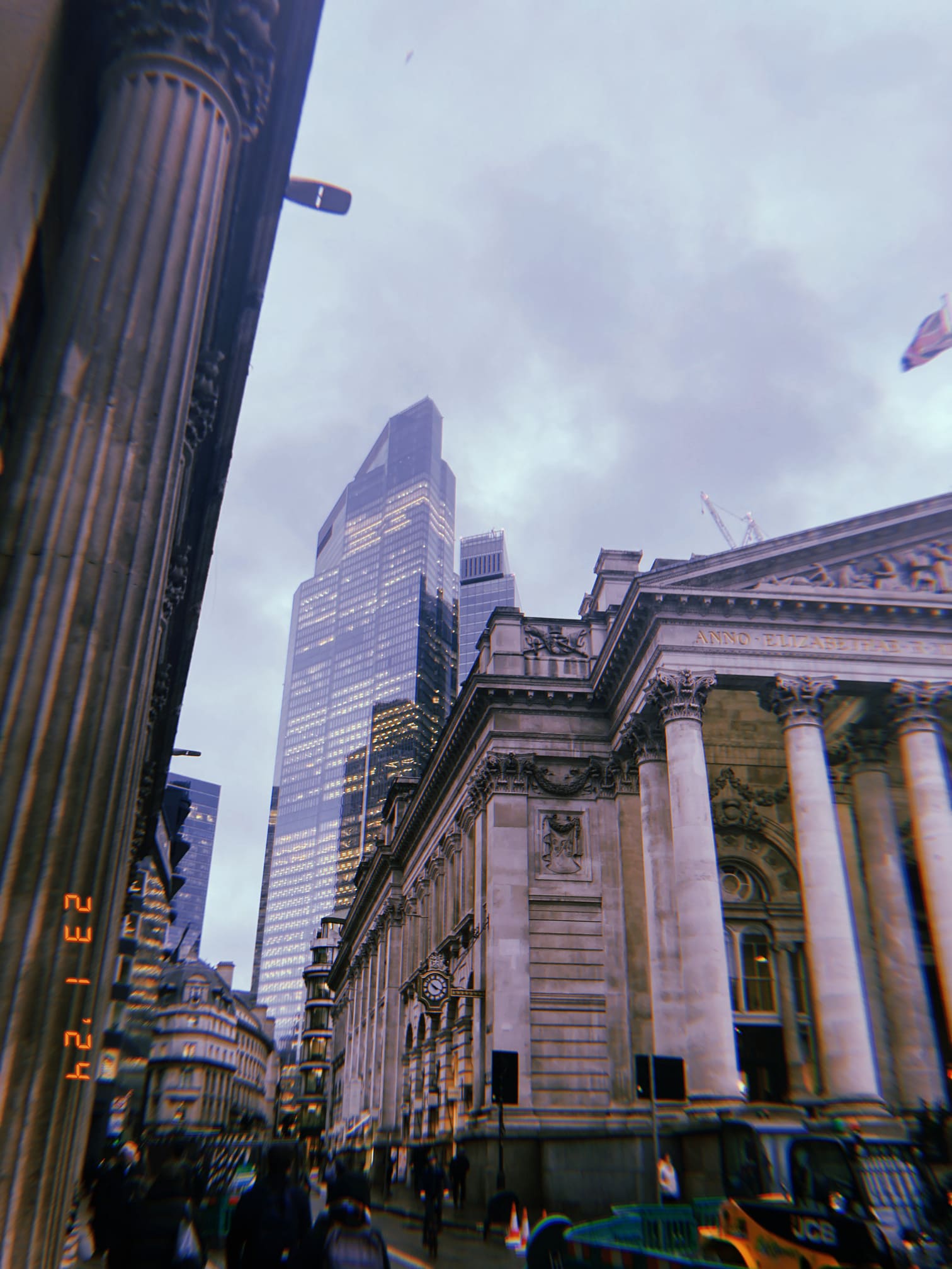 ロンドンシティの高層ビル群