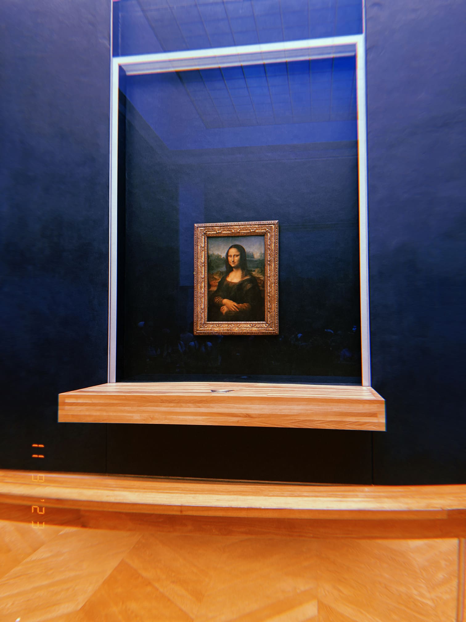 ルーヴル美術館で展示されるモナ・リザ